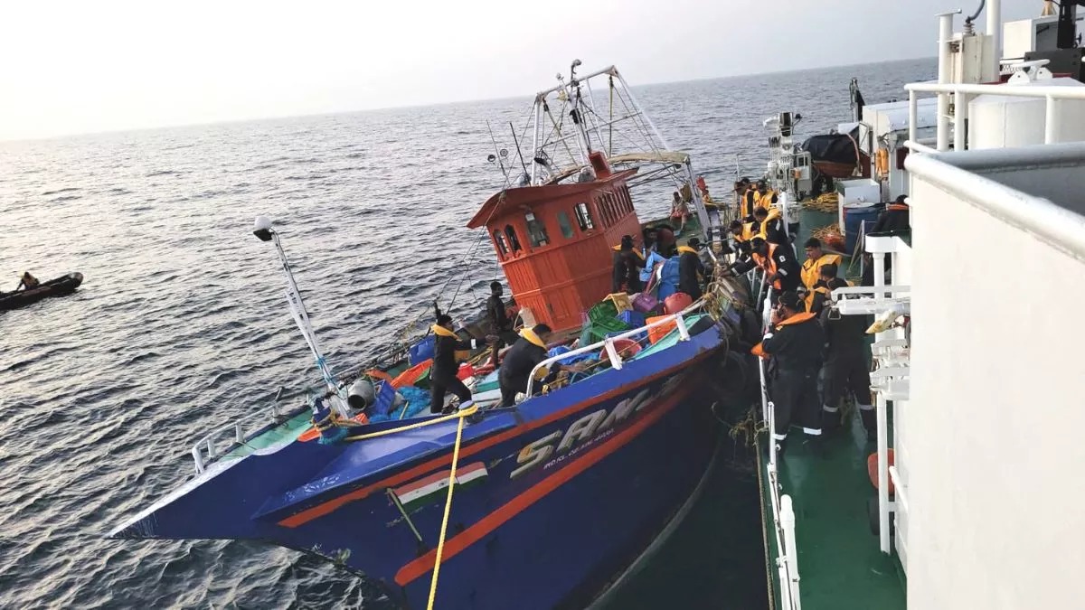 VIJAY UPADHYAY - Indian Coast Guard Rescue Kochi-based Fishing Boat ...